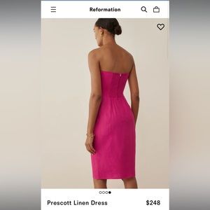Reformation Prescott linen dress size 2 ✨✨